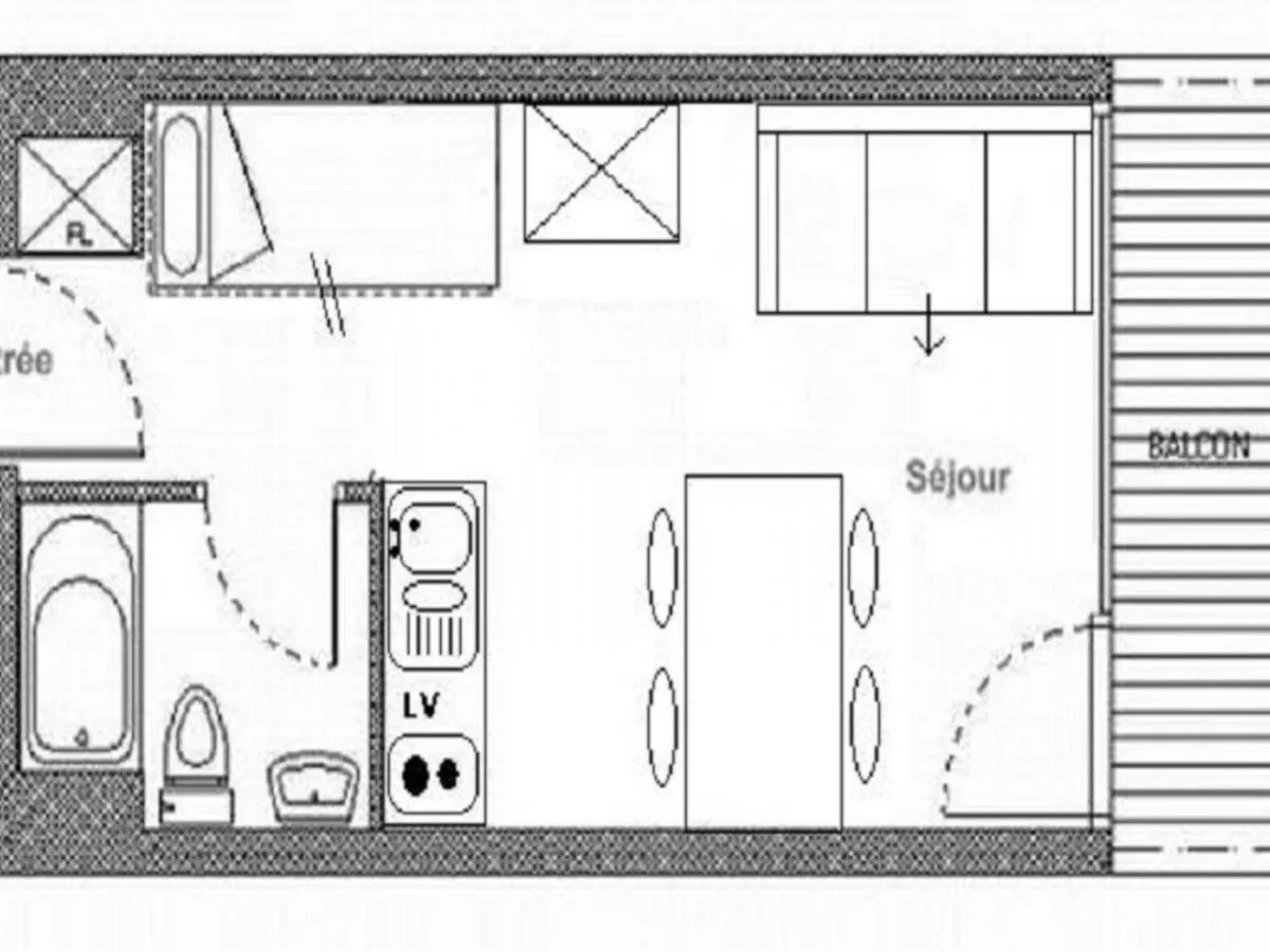 Studio Entierement Renove Centre Station Balcon - Fr-1-344-607 Saint-Martin-de-Belleville Apartman
